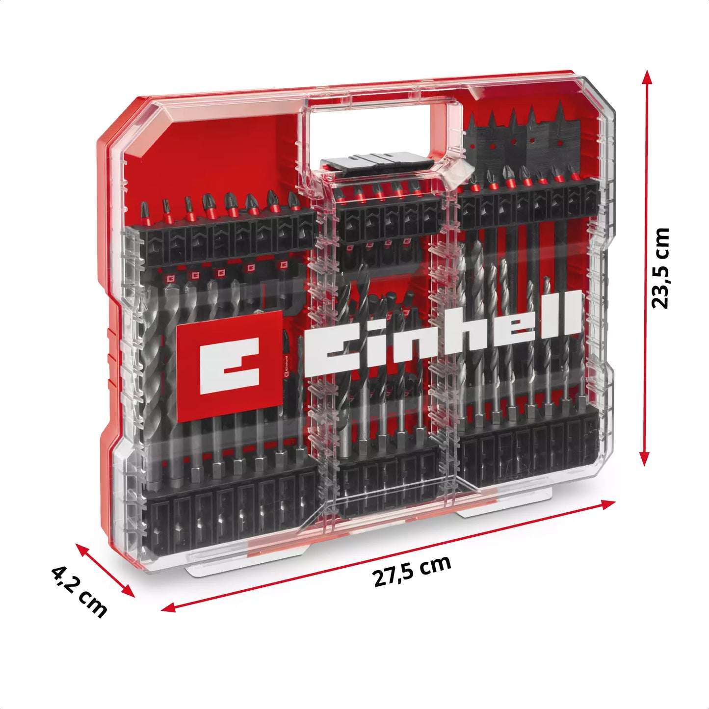 XL-CASE 95-piece LS Einhell bit and drill set 49108798