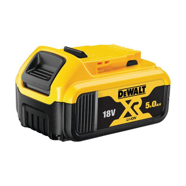 Set of 2 XR LI-ION 5 AH track batteries and Dewalt DCB1104P2 charger