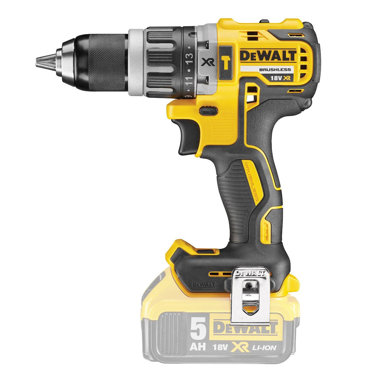 Power Kit Dewalt Hammer + Drill + Grinder + Battery Impact Wrench DCK428P3T