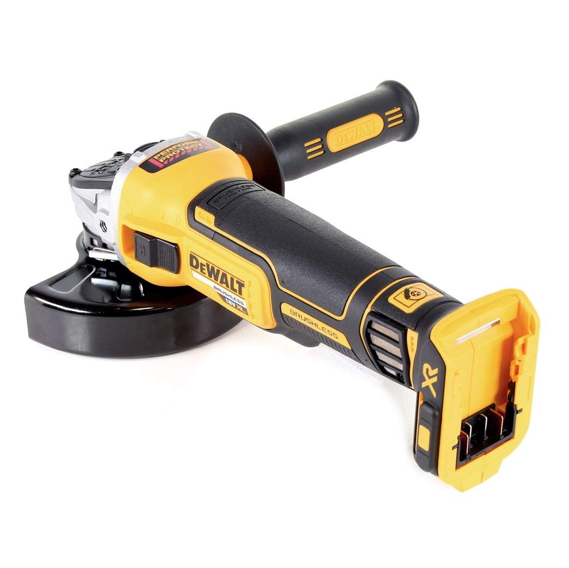 Amoladora sin escobillas Dewalt DCG405Z con Bolsa