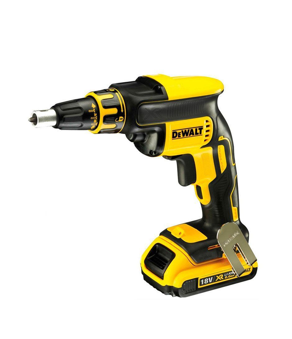 Set Dewalt DCK263D2 18V XR - Sierra de Pladur DCS369 + Atornillador de Pladur DCF620 + Bolsa + 2 Baterias LI-ION 2,0 Ah