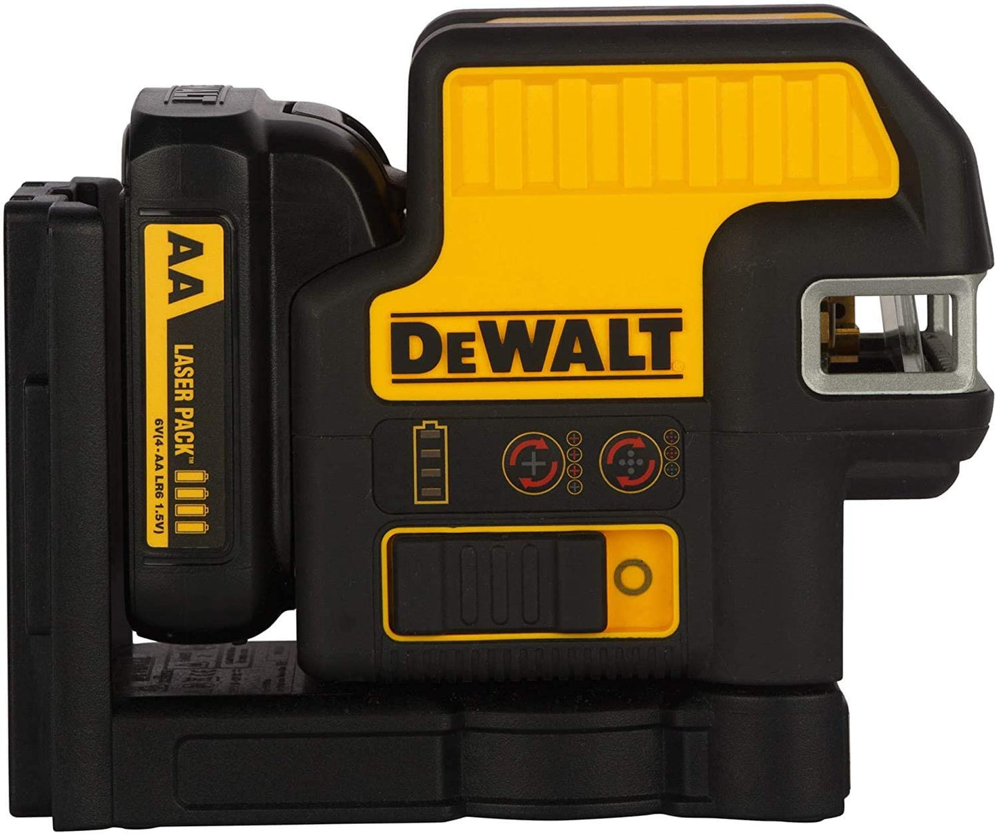 Nivel Láser Autonivelante 5 puntos cruz roja Dewalt 10.8V DCE0825D1R