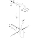 Showerpipe 240 1jet con termostato HANSGROHE - 5