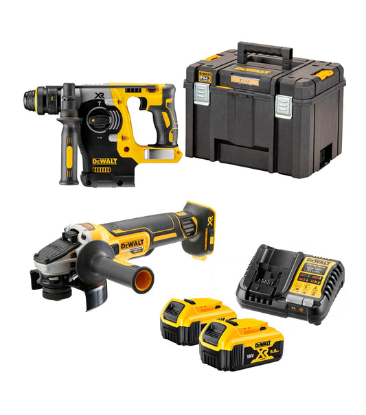 KIT XR 18V ​​5Ah DCH273 and DCG405 CPROF719 Dewalt