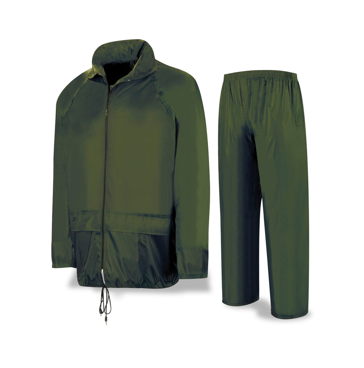 Green Polyester/PVC Engineer Type Rain Suit METEO Brand 188TAIV