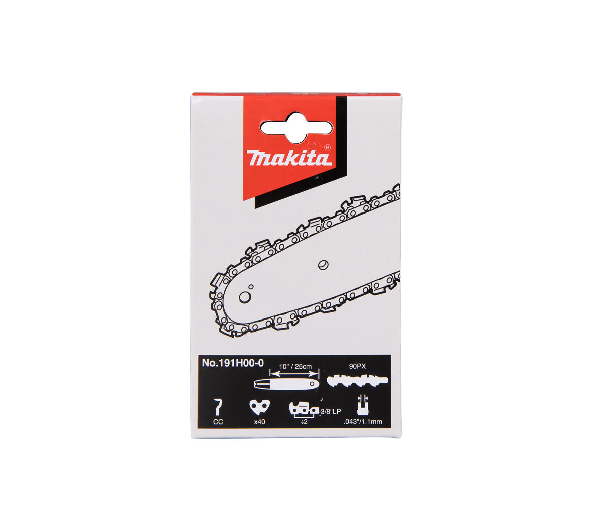 Makita 25 cm 3/8" chainsaw chain 191H00-0