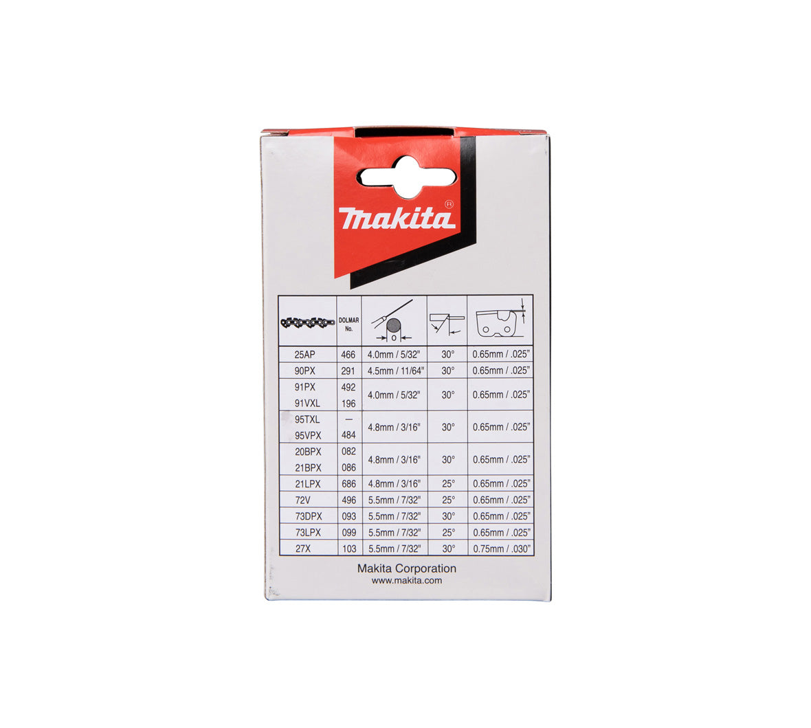 Makita 25 cm 3/8" chainsaw chain 191H00-0