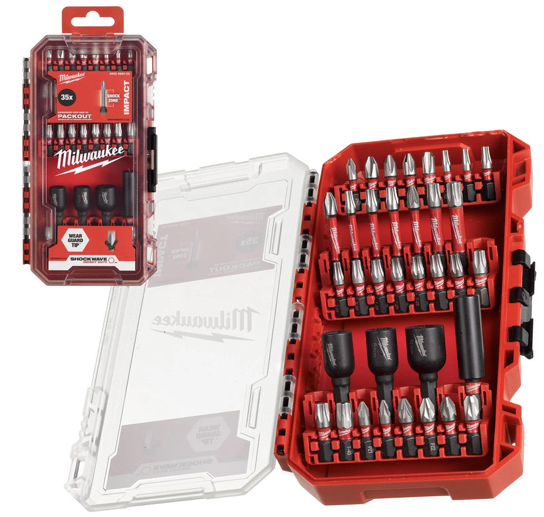 Estuche 35 piezas SHOCKWAVE Impact Duty Milwaukee  - 2