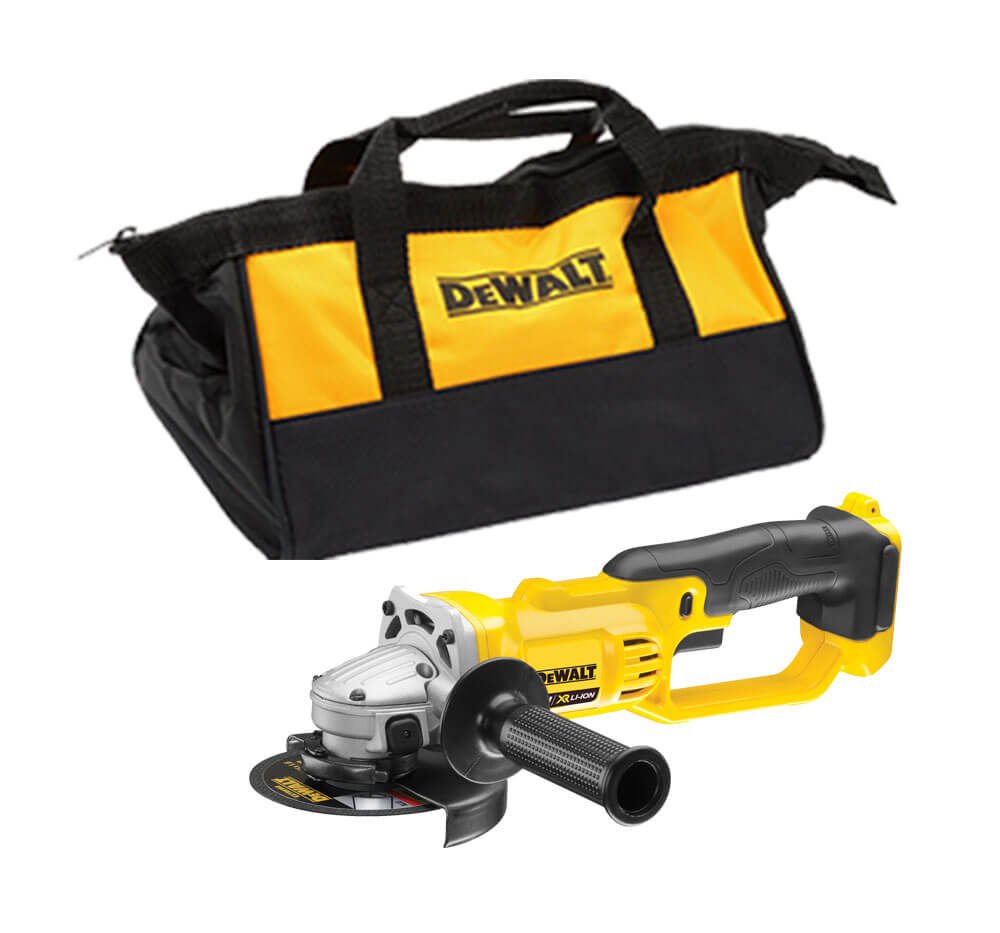 Dewalt DCG412Z 18V XR Grinder with Bag