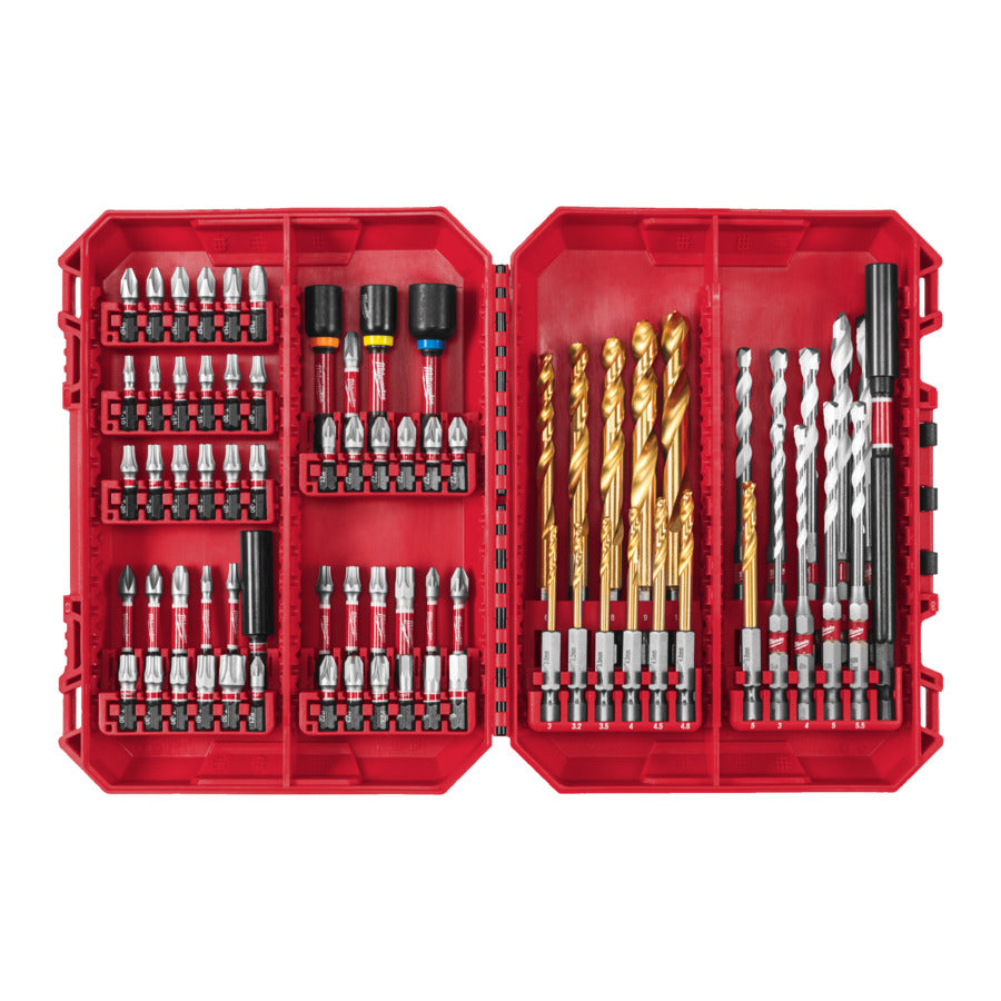 Milwaukee SHOCKWAVE Impact Duty 74 Piece Case