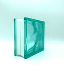 Bloque de vidrio Clear Wave 19x19x8 cm transparente