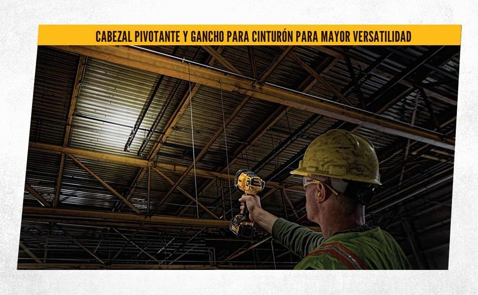 Led flashlight rotating head XR 18V ​​Dewalt DCL040