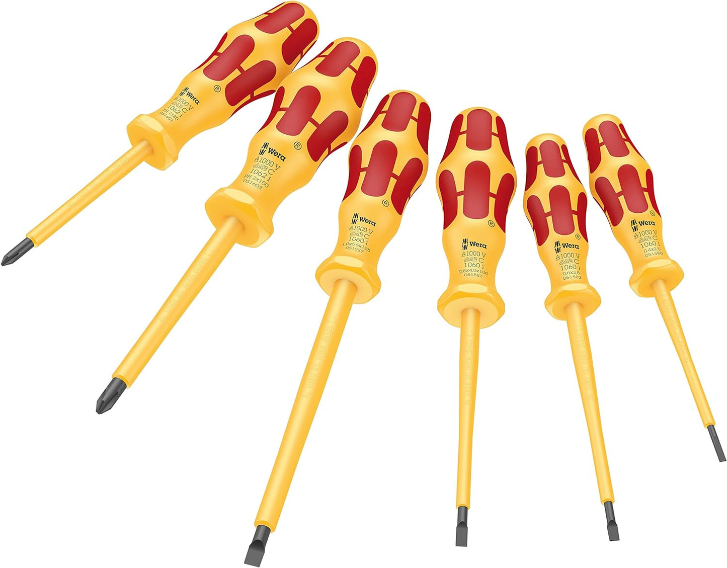 Juego de destornilladores Kraftform VDE 6pcs Wera 1060 i/1062 i/6