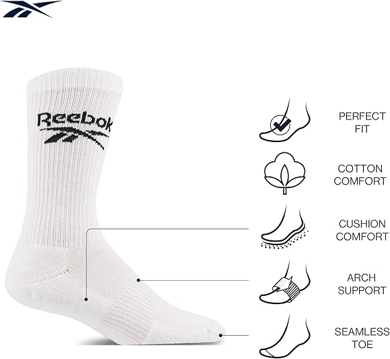 Pack 3 pairs of Reebok Active Core socks