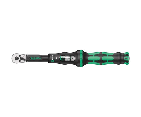 Torque wrench with reversible ratchet 2.5-25Nm Wera Click-Torque A 5 ref.075604