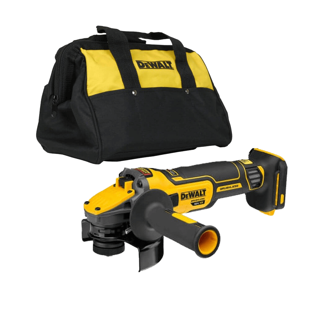 18v XR 125mm Brushless Grinder with Bag Dewalt DCG409Z