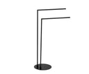 Toallero de pie metal negro industiral Andrea House