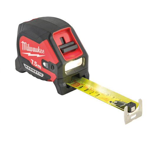 Milwaukee 7.5m Magnetic LED Tape Measure