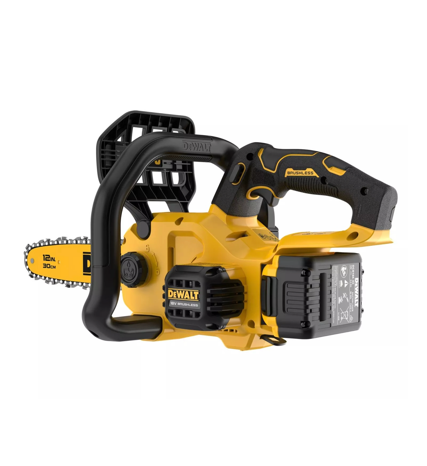 Motosierra Compacta XR 18V 30cm con batería y cargador Dewalt DCMCS565P1