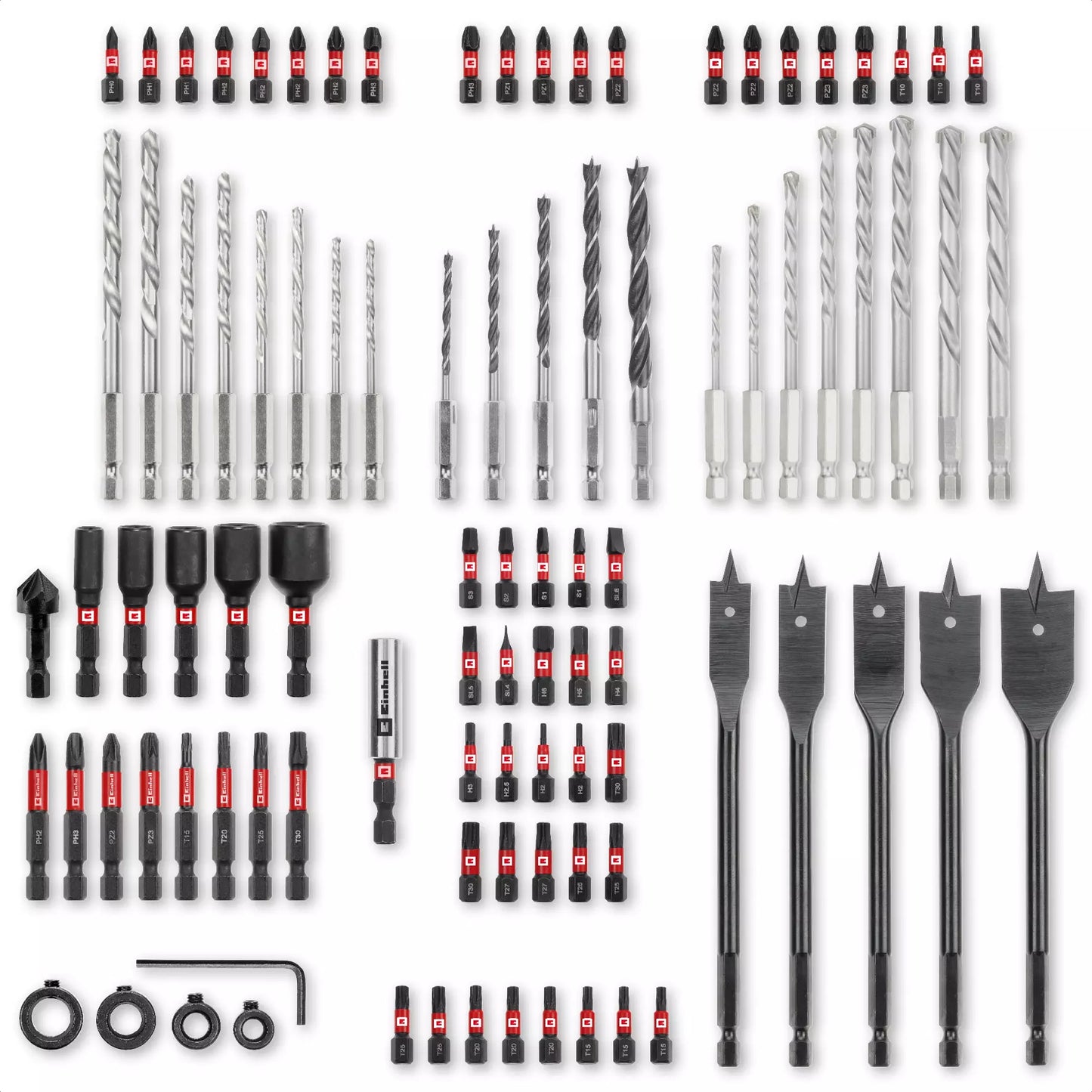 XL-CASE 95-piece LS Einhell bit and drill set 49108798