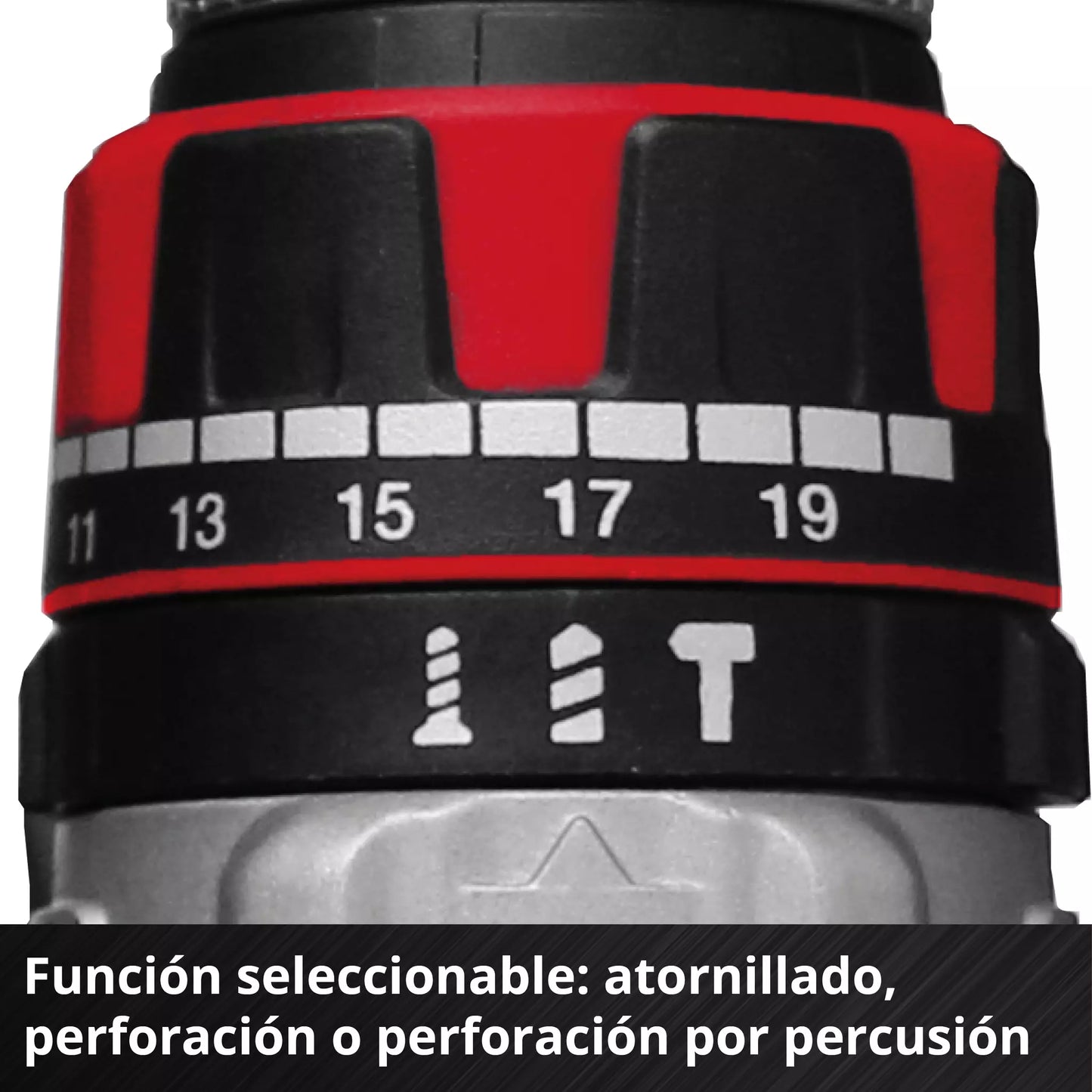 Taladro percutor 18V + 2bat 2Ah + cargador + maletín Einhell TP-CD 18/80 Li-i BL