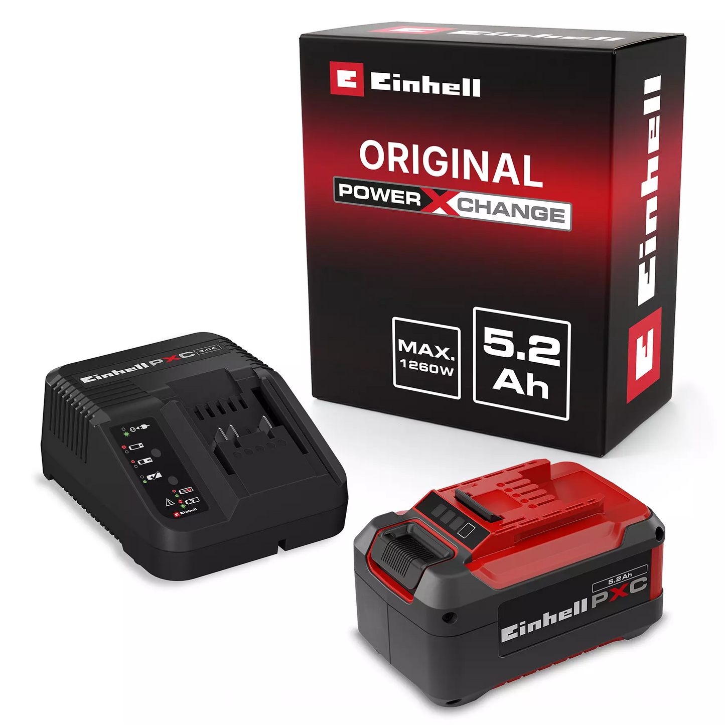 Set batería 5,2Ah y cargador PXC Einhell