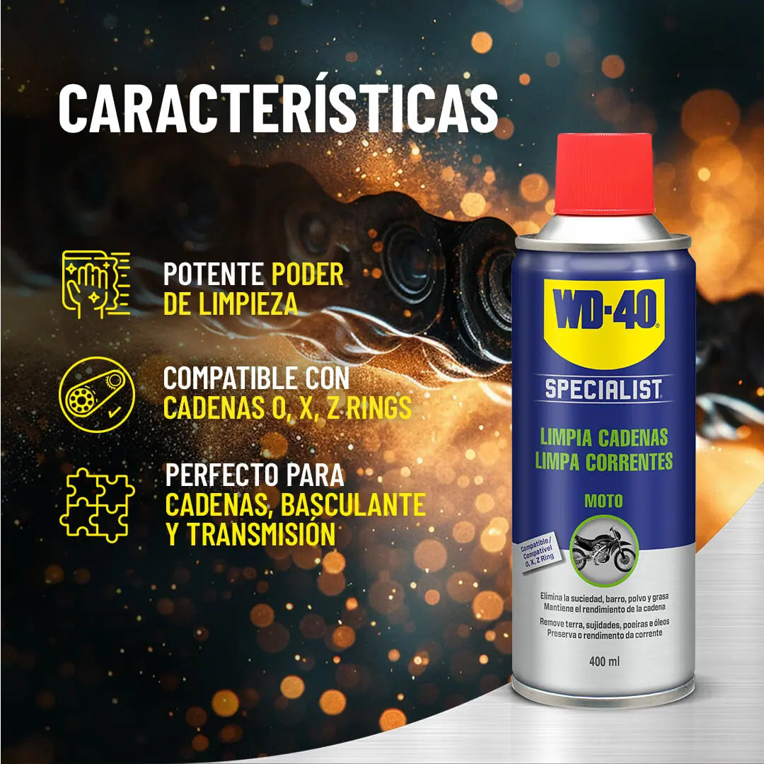 WD-40 Motorcycle Chain Cleaner 400ml