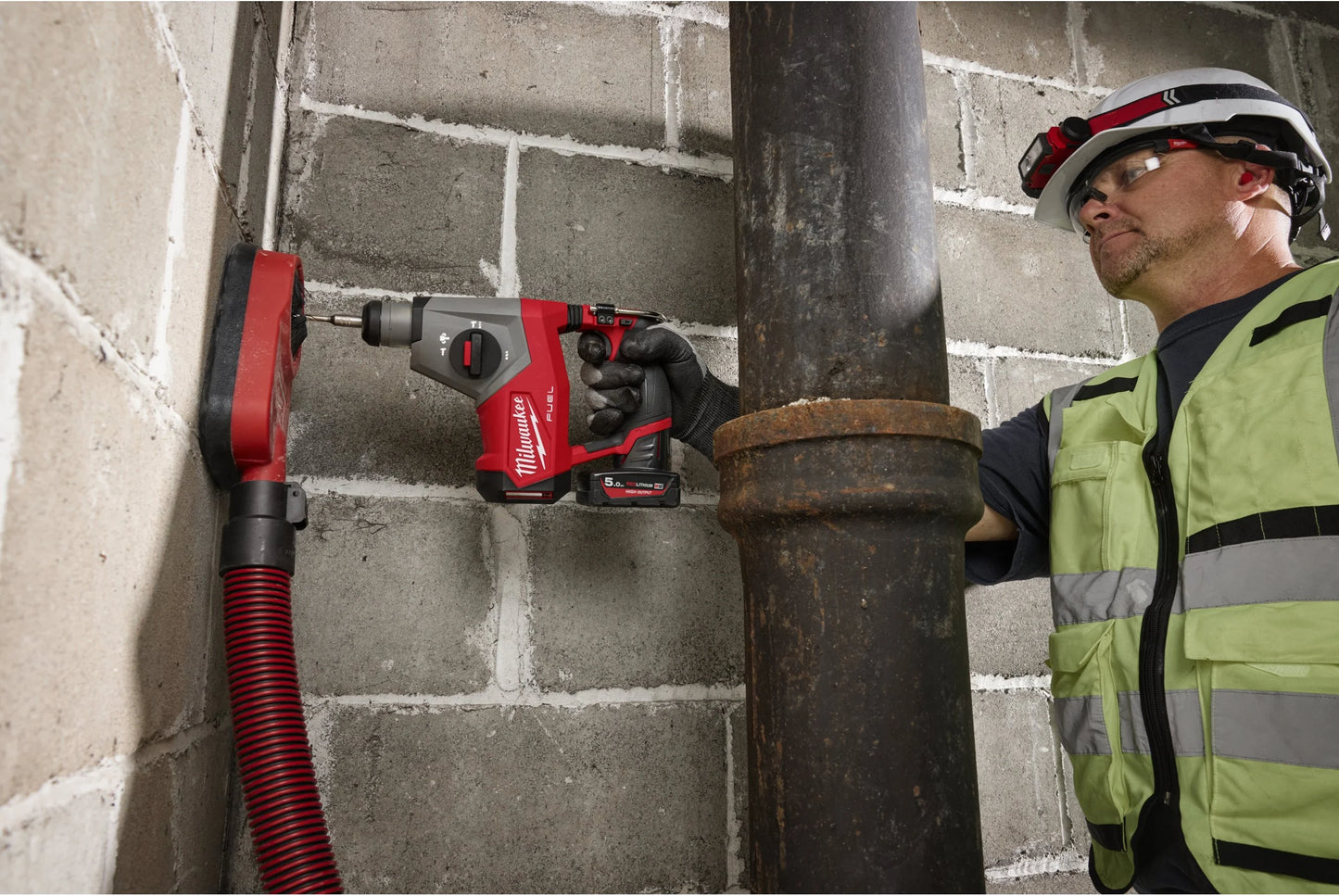 SDS-Plus M12 16mm Combination Hammer Milwaukee M12 FHAC16-0