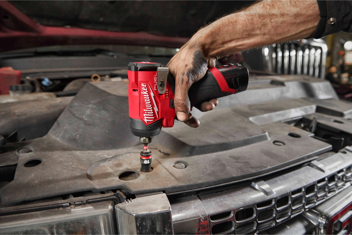 Powerpack Taladro de impacto + Atornillador de impacto + 2bat 4.0Ah + cargador + maletín Milwaukee M12 FPP2A2-402X