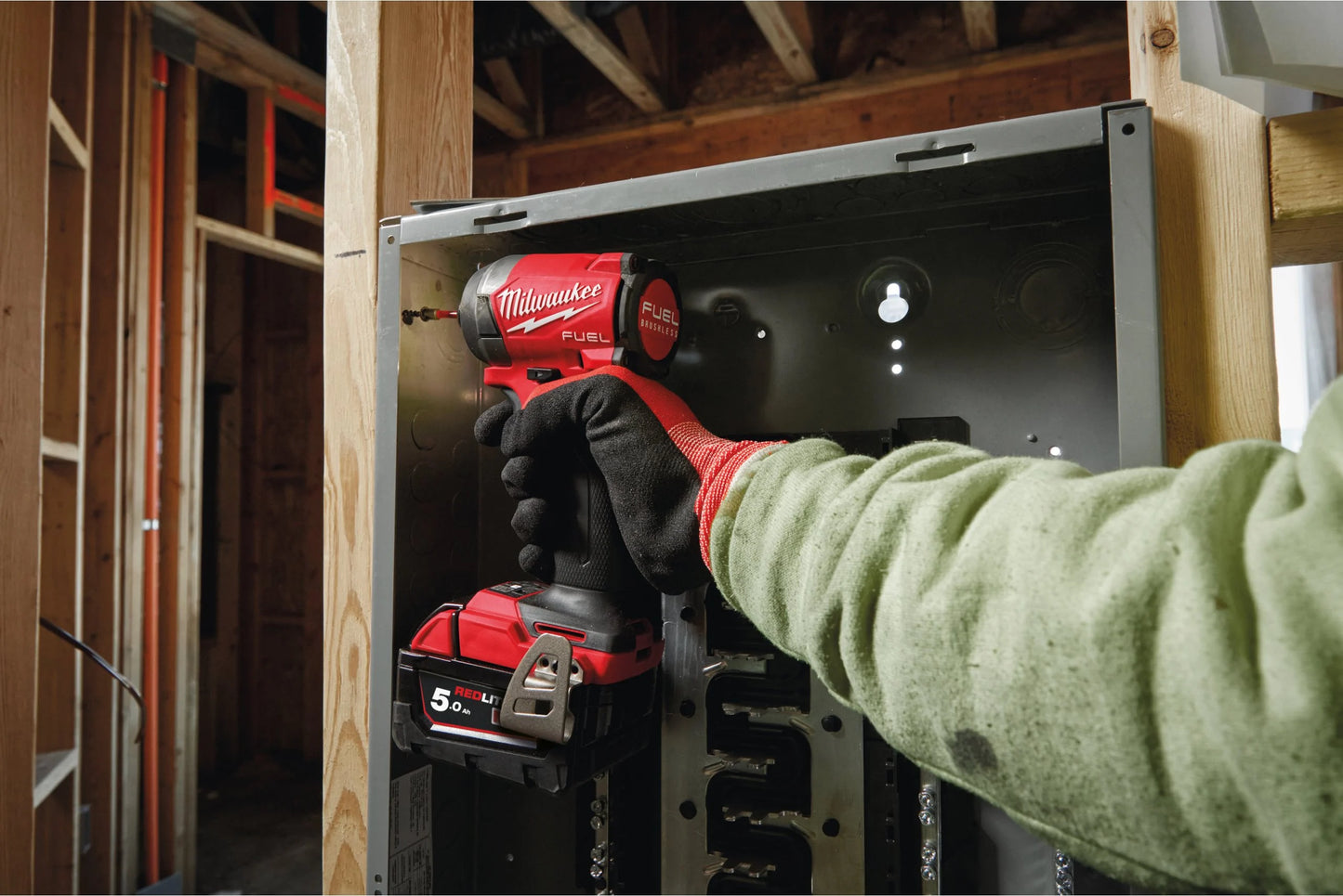 Milwaukee M18 FID3-502X M18 FUEL ¼″ hex impact driver + 2 × 5Ah batteries + charger + case