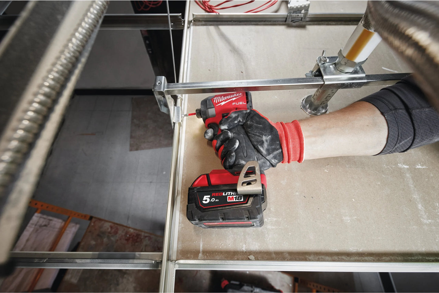 Milwaukee M18 FID3-502X M18 FUEL ¼″ hex impact driver + 2 × 5Ah batteries + charger + case