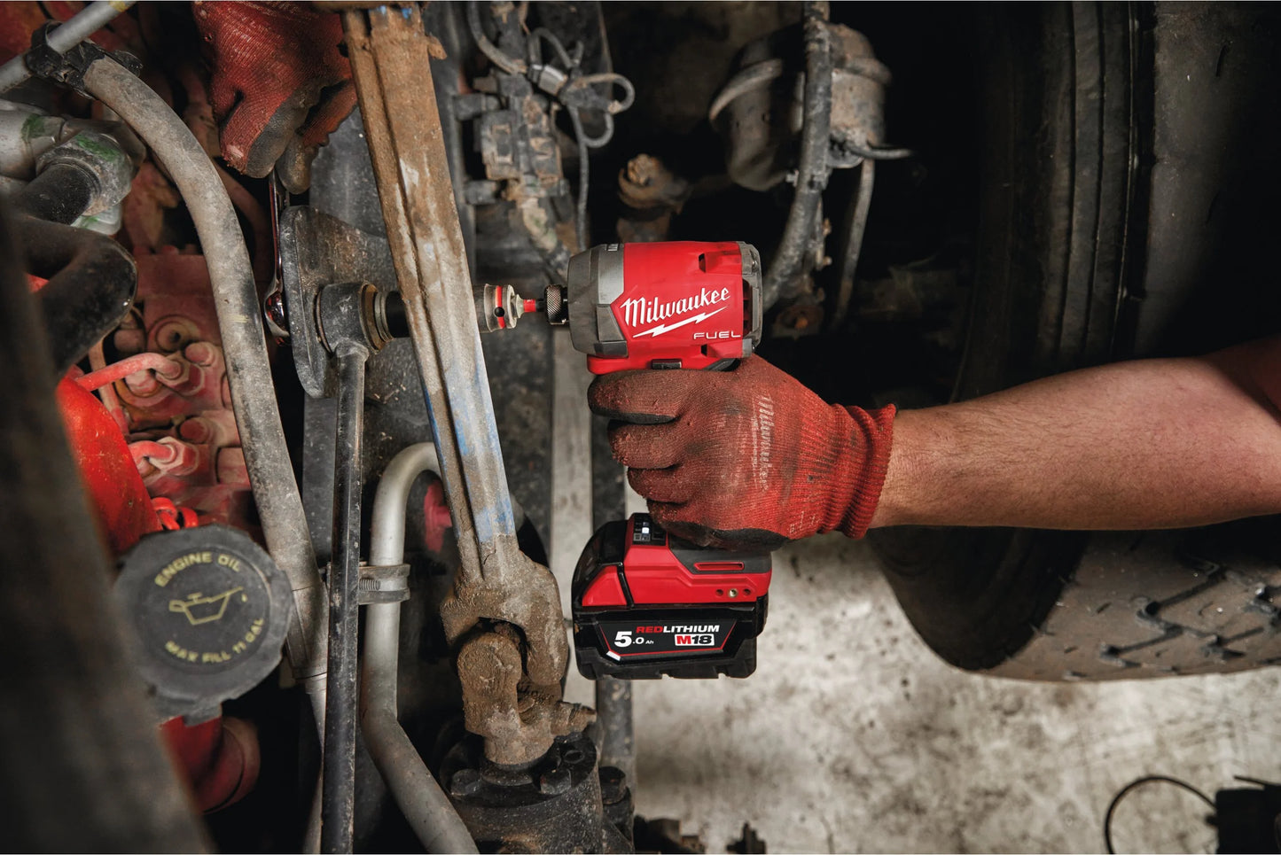 Milwaukee M18 FID3-502X M18 FUEL ¼″ hex impact driver + 2 × 5Ah batteries + charger + case
