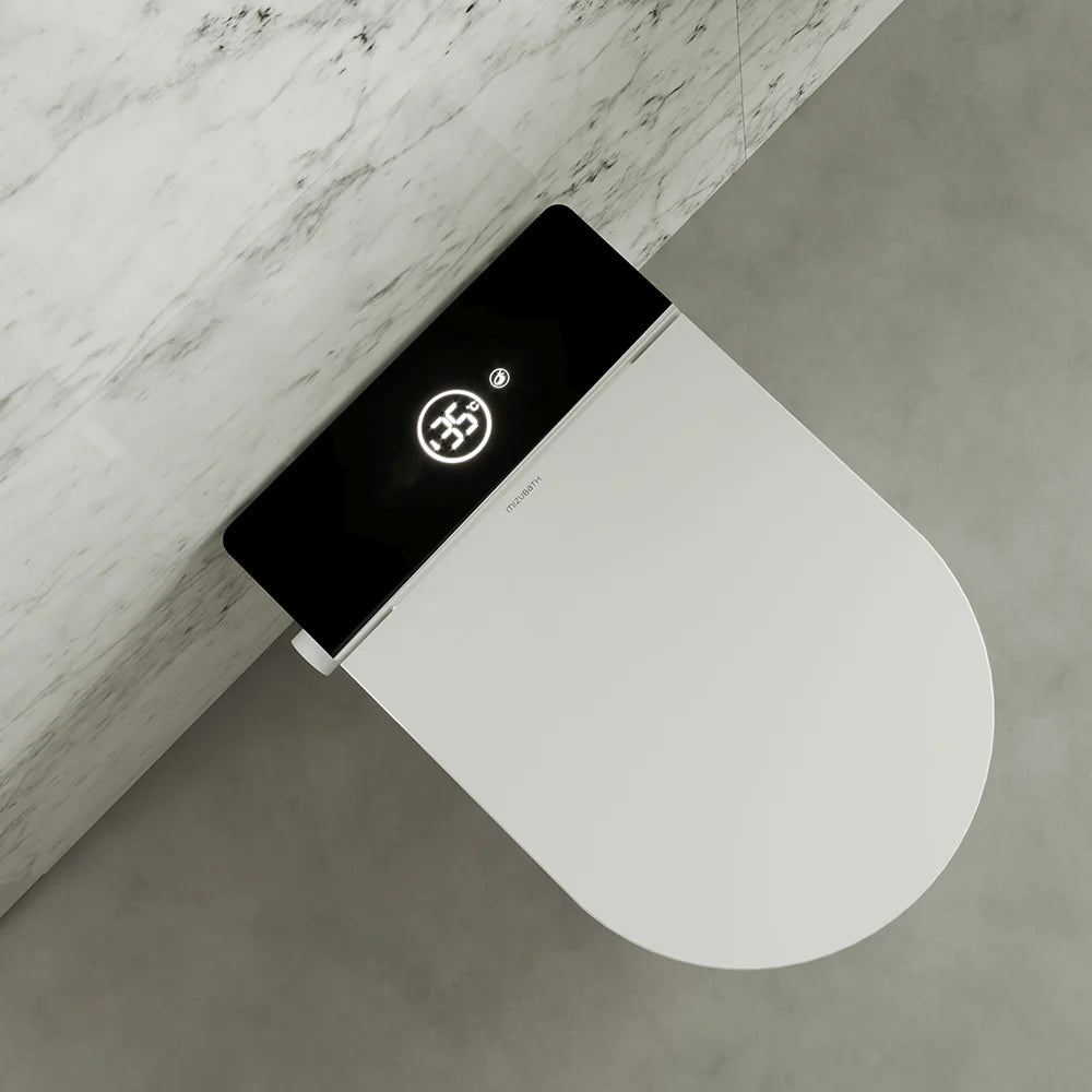 Mizubath Rada Floor Japanese Toilet with Smart Cleaning