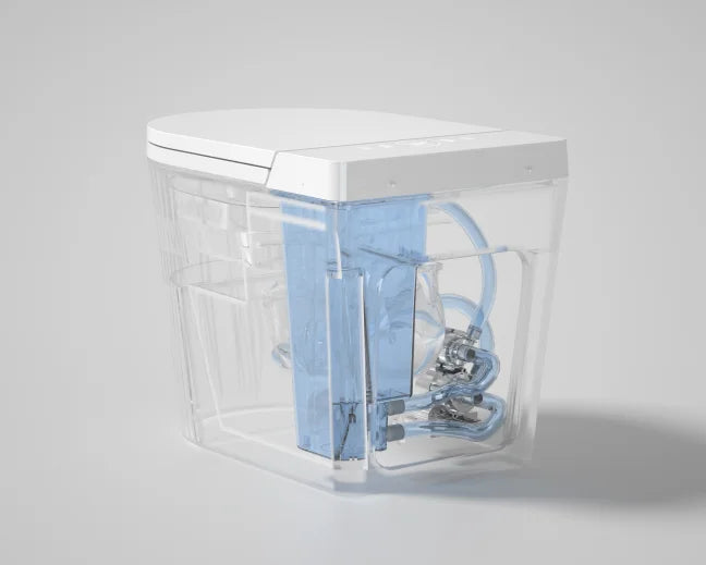 Mizubath Rada Floor Japanese Toilet with Smart Cleaning