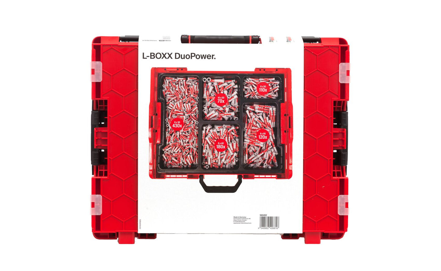 L-BOXX Assorted DuoPower Plugs 910 units Fischer