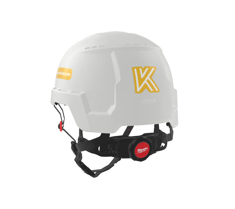 Casco ventilado Bolt100 Milwaukee edición Brikum