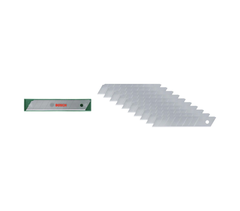 Hojas para cúter segmentadas 18mm 10uds Bosch