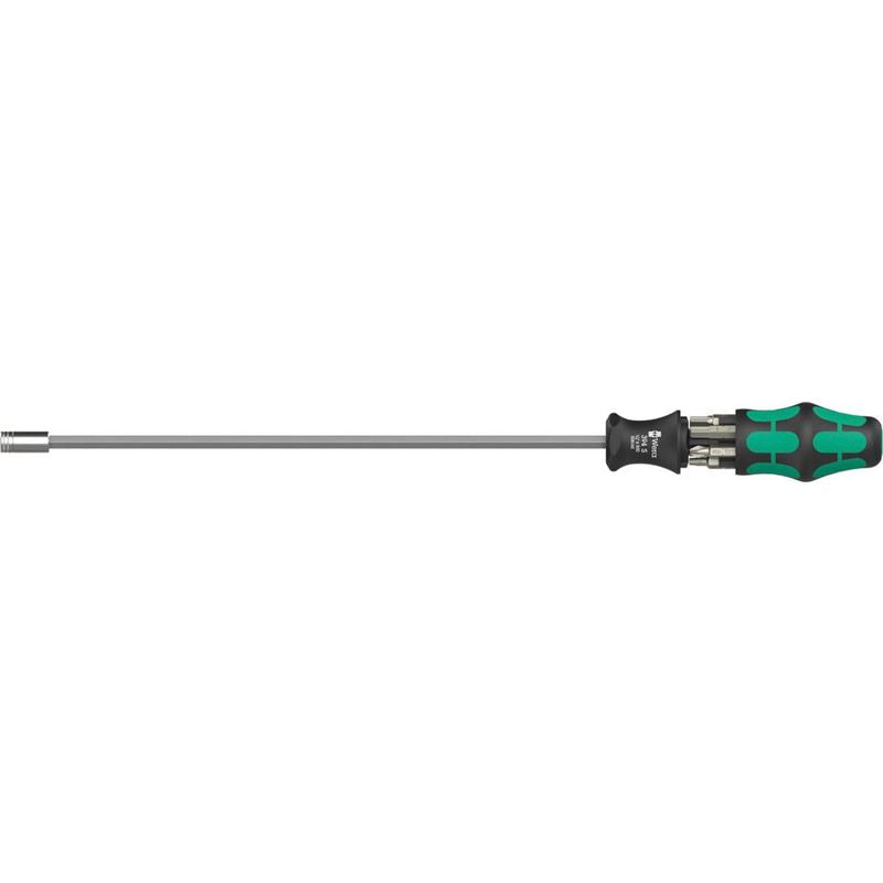 Bit-holder screwdriver with rigid blade 7 pieces Kraftform Kompakt 27 XL SHK 1 Wera