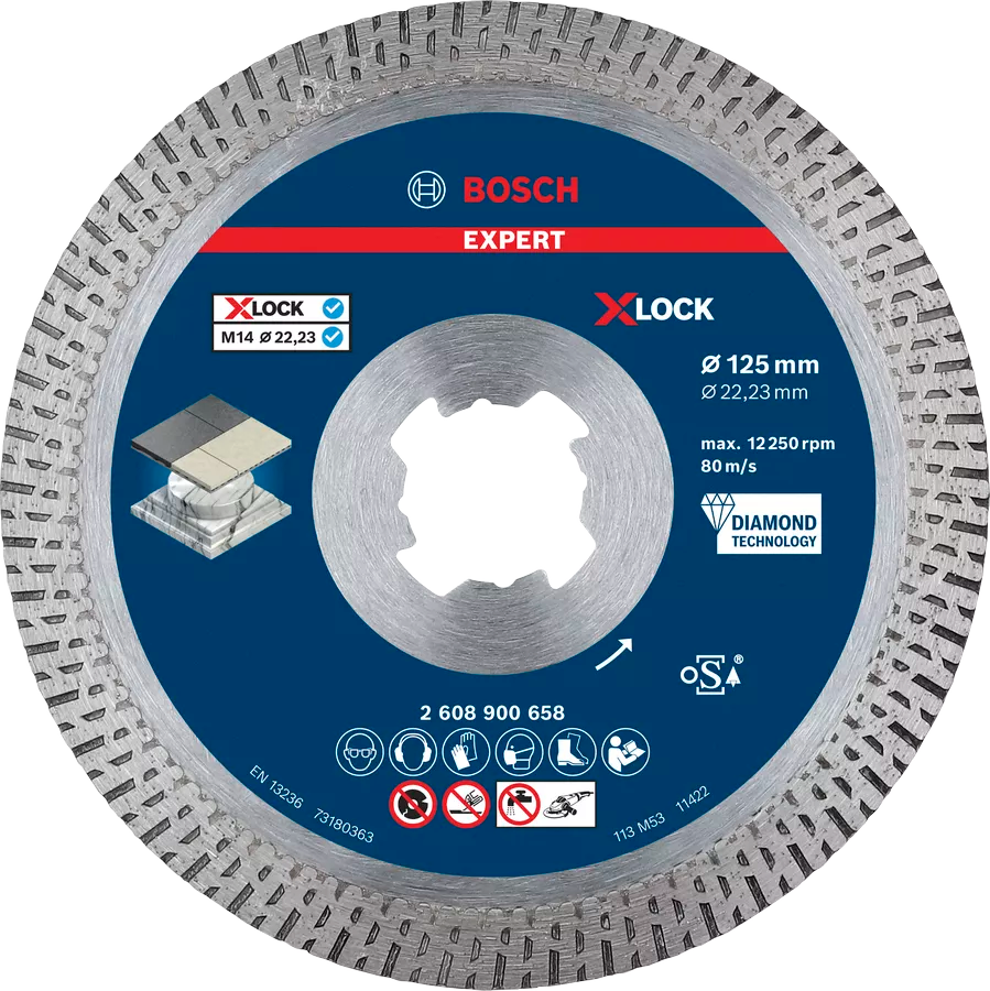 Disco de diamante 125mm Expert Hard Ceramic Bosch