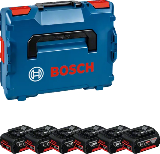 Pack 18V with 6 4Ah batteries with Bosch case