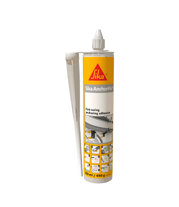 Cartucho Adhesivo de curado rápido para anclajes Componente A+B 300ml Sika AnchorFix-1