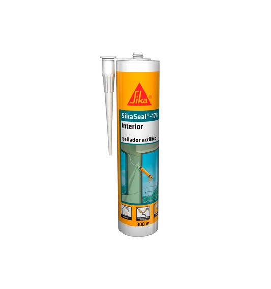 SikaSeal-178 Interior White Acrylic Sealant Cartridge 300ml