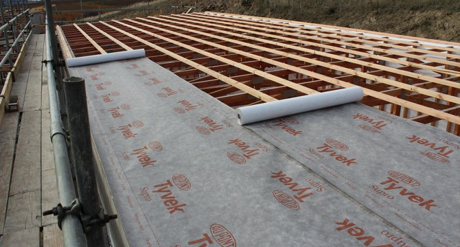 1.5x50m TYVEK PRO Waterproof Sheets 75m2 Maydisa