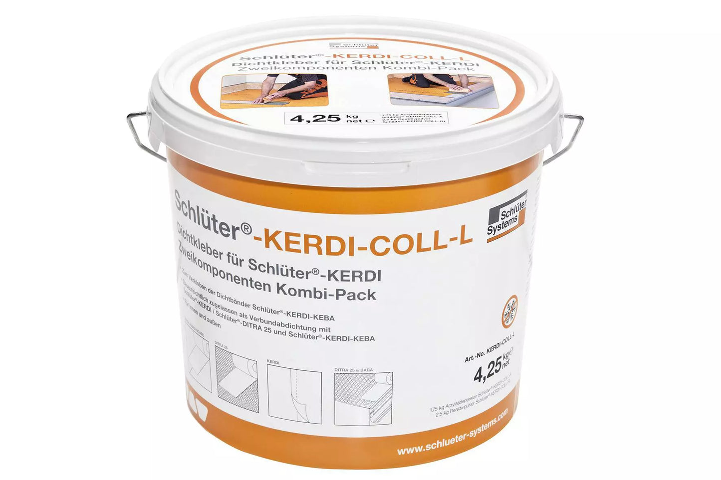 Two-component waterproof adhesive 4.25 kg Schlüter-KERDI-COLL